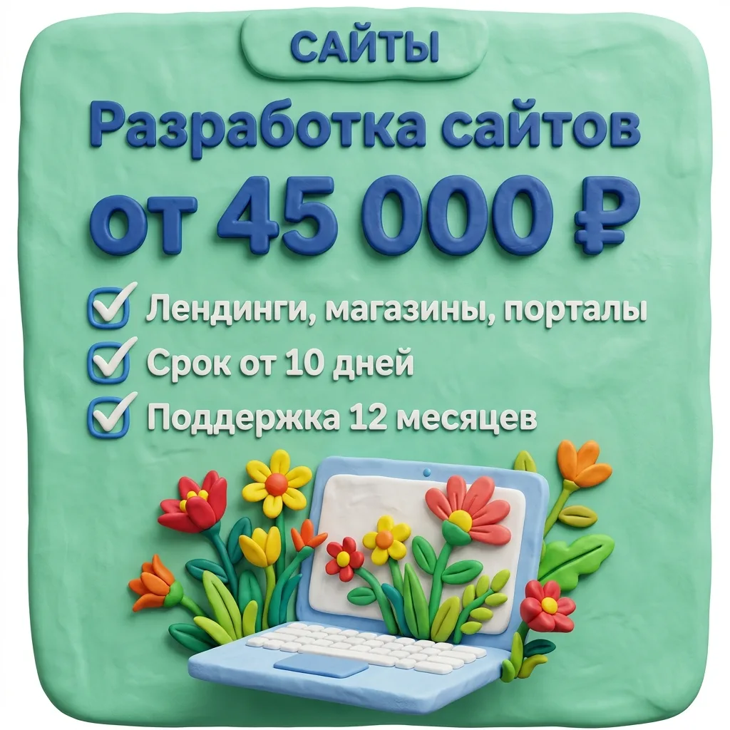 Сайты — от 45 000 ₽